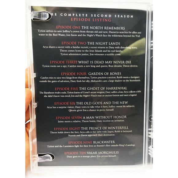 Game of Thrones - SEASON 2 on DVD Gift Box 5-Disc Set - Complete - Watched Once. - Picture 3 of 5